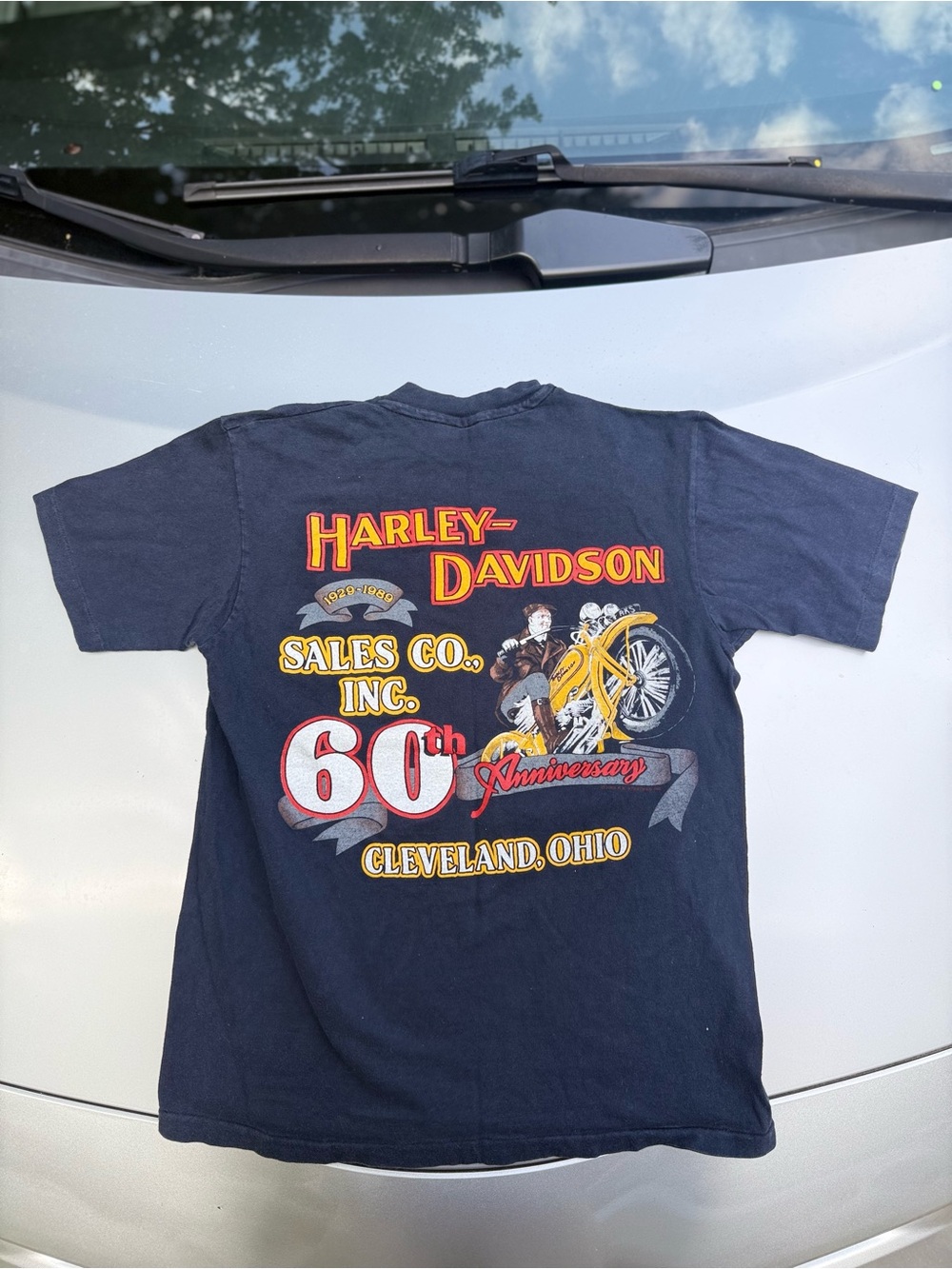 Harley-Davidson Black Short Sleeve 60th Anniversary Graphic Tee